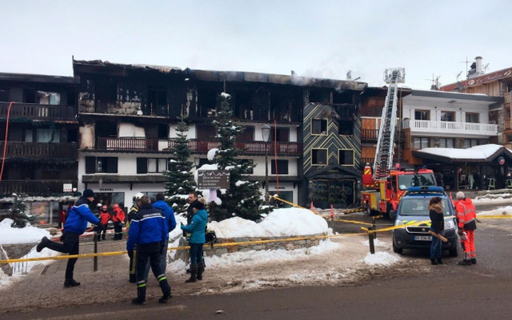 Пожар на элитном горнолыжном курорте: люди выпрыгивали из окон