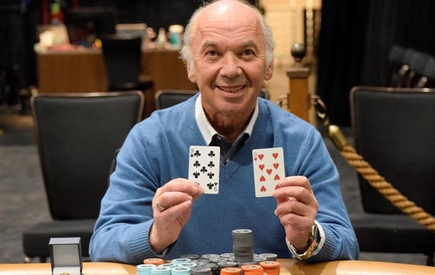 Пенсионер из Украины выиграл $300,000 в крупном покерном турнире