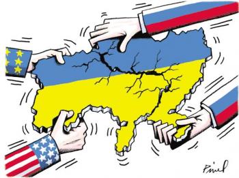 Запад и Россия на президентских выборах в Украине