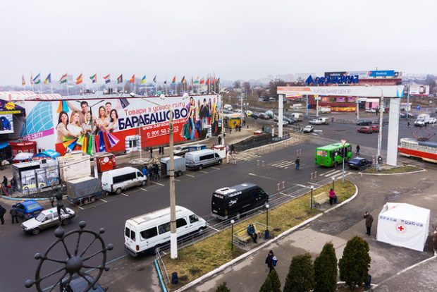 Харьковские предприниматели с ТЦ «Барабашово» несут материальные потери из-за активистов