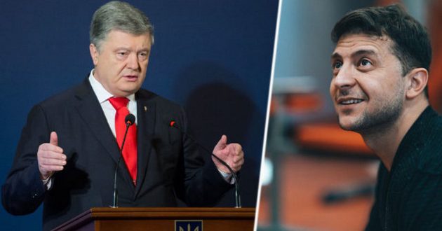 Зеленский посмотрел на дебаты Порошенко в НСК «Олимпийский»: реакция 