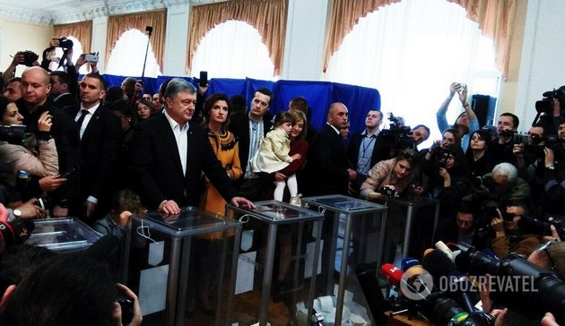 Порошенко проголосовал на выборах президента. ВИДЕО
