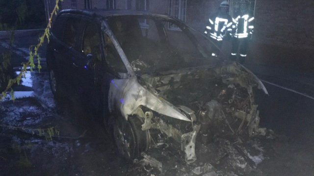 Ночью неизвестные сожгли автомобиль главного редактора телеканала ТВi