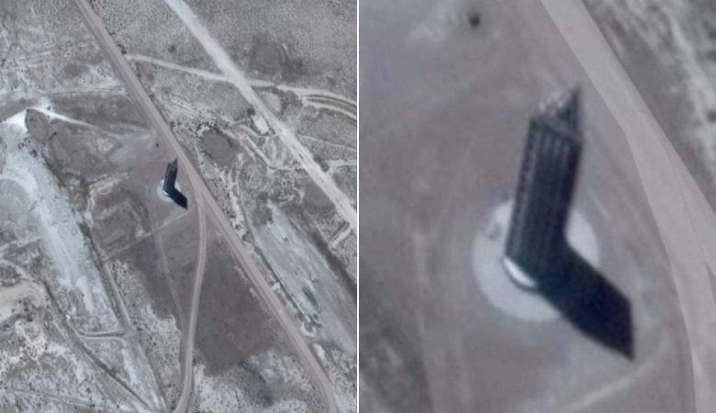 Уфологи встревожены: около "Зоны 51" появился треугольный небоскреб