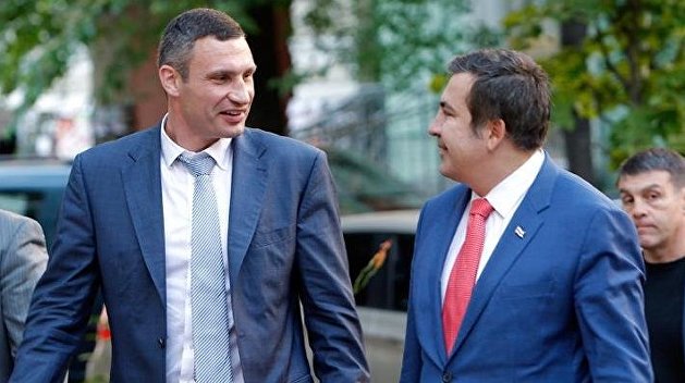 Саакашвили ответил на предложение возглавить партию Кличко 