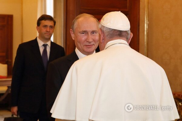 Папа Римский, встретившись с Путиным, дал оценку событиям на Донбассе