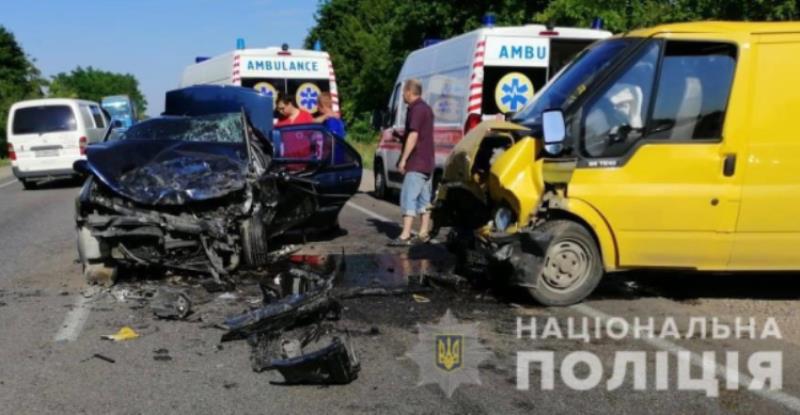 Лобовое столкновение на трассе Одесса-Рени: пострадали четыре человека