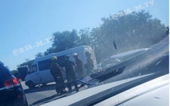 Под Мелитополем легковушка столкнулась с грузовиком: водителей вырезали из машин