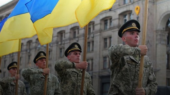 Тысячи силовиков: центр Киева заполнен бойцами Нацгвардии и полицией