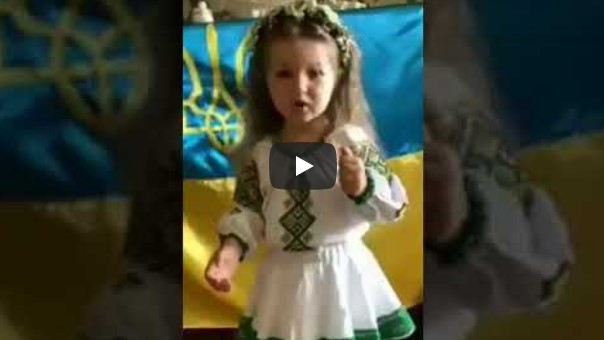 Мурашки по коже: девочка, читающая стихи об Украине, стала звездой Сети