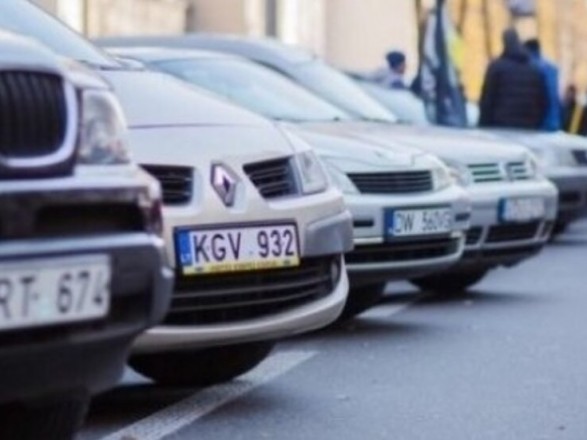 В Украине начали штрафовать евробляхеров: составлено более 240 протоколов