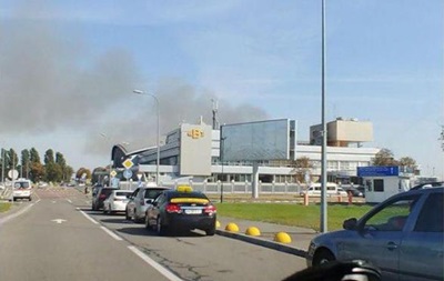 СМИ: В Киеве горит аэропорт Борисполь 