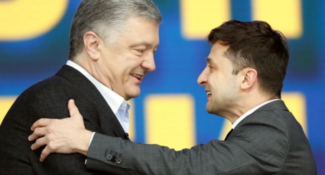 Политолог: Зеленский является согласованным с Кремлем преемником Порошенко