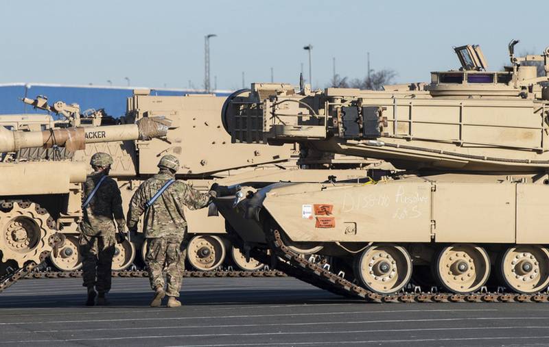 США разместят свой танковый батальон около границ Белоруссии