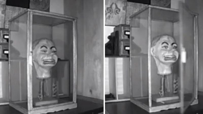 Жуткое ВИДЕО: голова куклы чревовещателя открыла глаза и двигала ртом