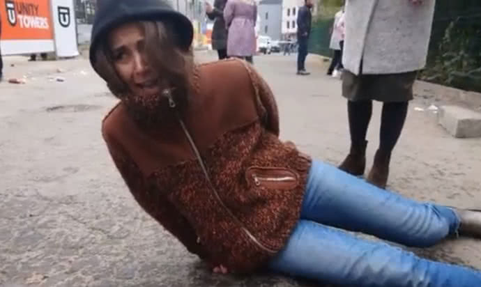 В Одессе произошла стычка «титушек» с митингующими против застройки. ВИДЕО