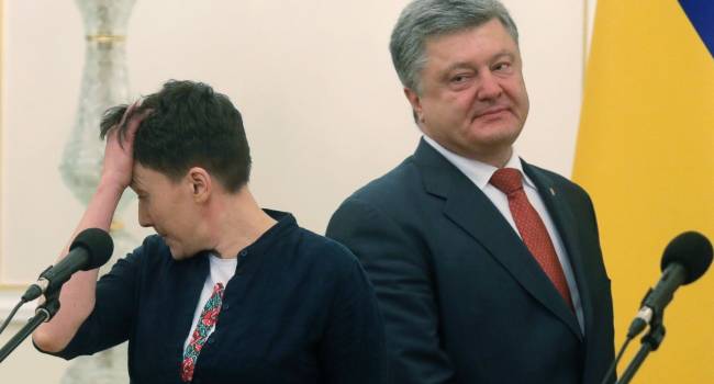 Савченко объяснила, почему считает Порошенко «отвратительным»