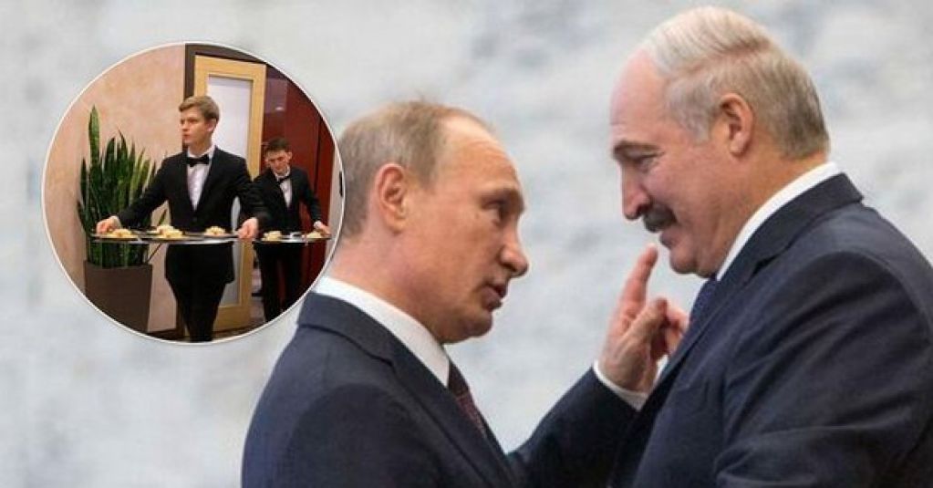 Чем Путин и Лукашенко закусывали аншлюс беларуси. ФОТО застолья