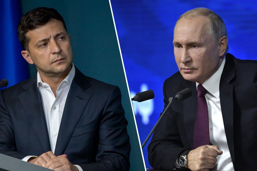 Зеленский и Путин