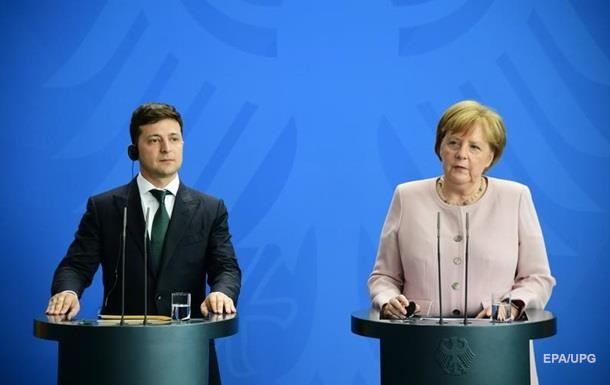 Зеленский провел продуктивные переговоры с Меркель