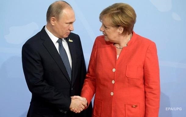 Путин опять обсудил с Меркель Украину и коснулся вопроса о «сделке века» Трампа