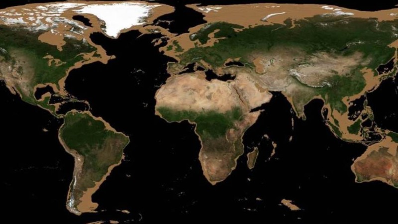 Жуткое зрелище: НАСА показало, какой будет Земля без воды. ВИДЕО