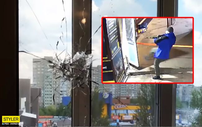 В Киеве опять стреляли: неизвестный из автомата изрешетил рынок