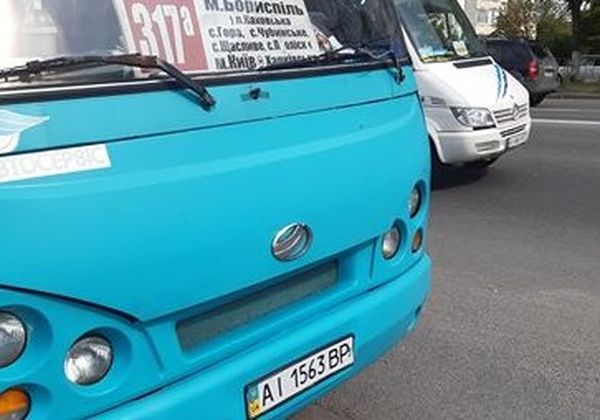 На Киевщине водителя маршрутки обвинили в хамстве по отношению к участнику АТО