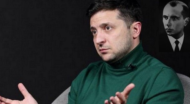 Зеленский сообщил, считает ли героем Степана Бандеру