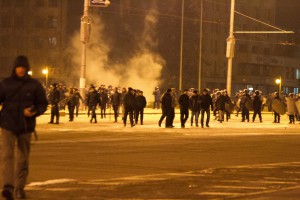 Боевики Анисима вместе с милицией жестоко разогнали запорожский Майдан