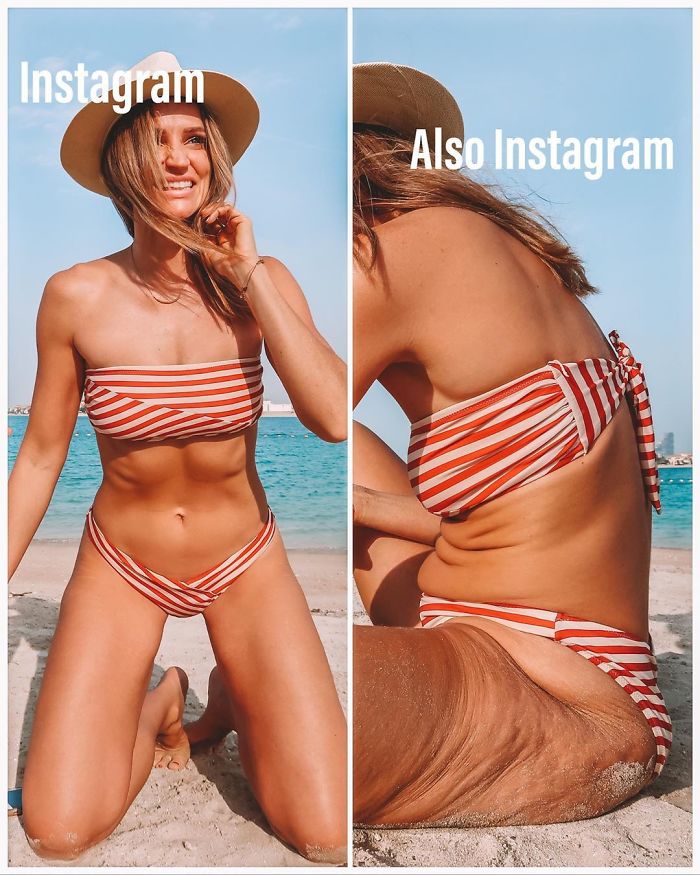 Журналистка Данай Мерсер решила открыть закулисье Instagram-фото.