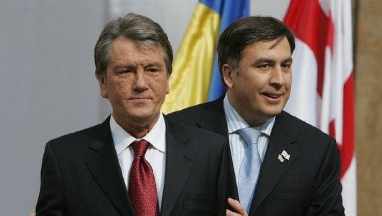 Саакашвили показал очень постаревшего кума и друга Ющенко. ФОТО