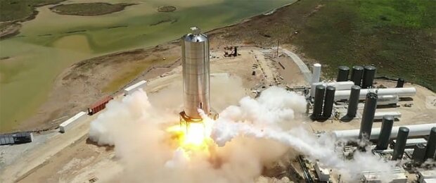 Успешно запущен прототип Starship для колонизации Марса. ВИДЕО