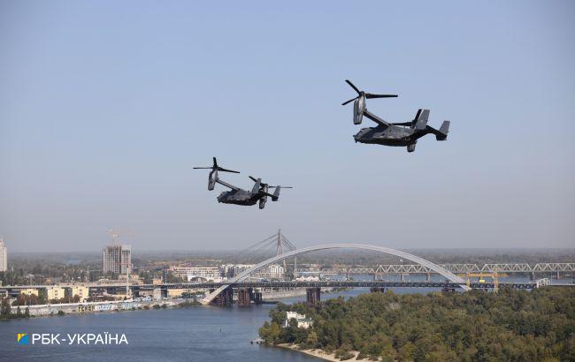 Американские самолеты покорили сегодня небо над Киевом