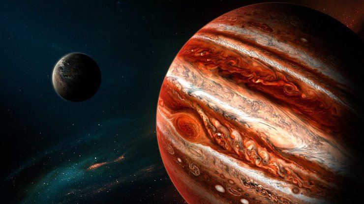 Так выглядит солнечное затмение на Юпитере