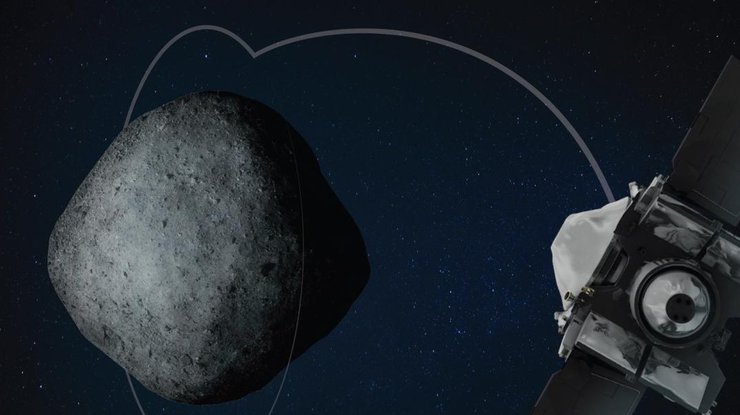 NASA показало первые кадры, сделанные на астероиде Бенну. ВИДЕО