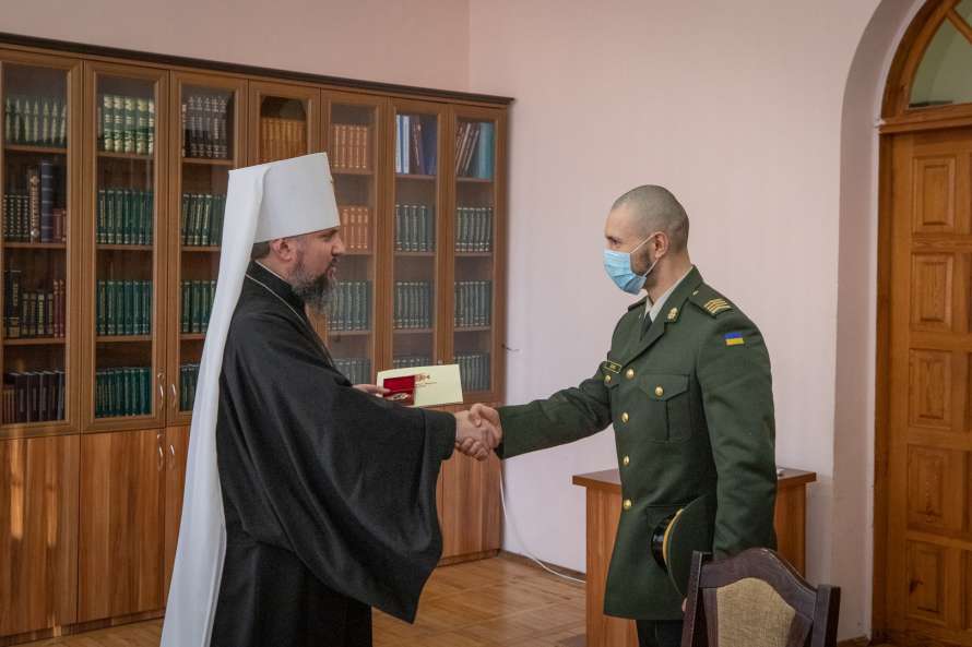 Нацгвардеец Маркив получил орден от ПЦУ