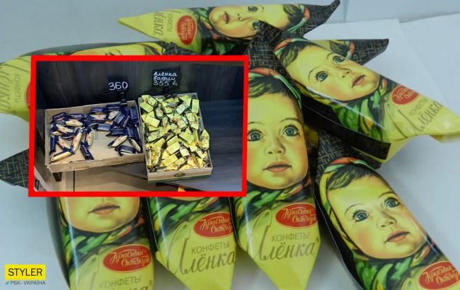 Цены космические: в Киеве из-под полы торгуют российскими конфетами