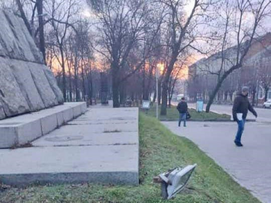 В Умани вандалы надругались над памятью украинских бойцов