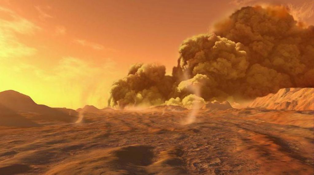 Curiosity показал невероятно красивые облака на Марсе