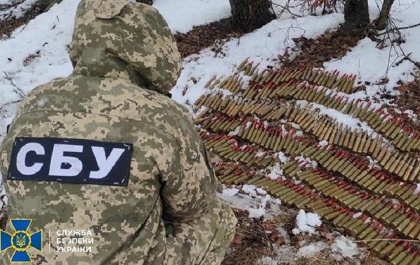 СБУ выявили на Луганщине тайники с боеприпасами