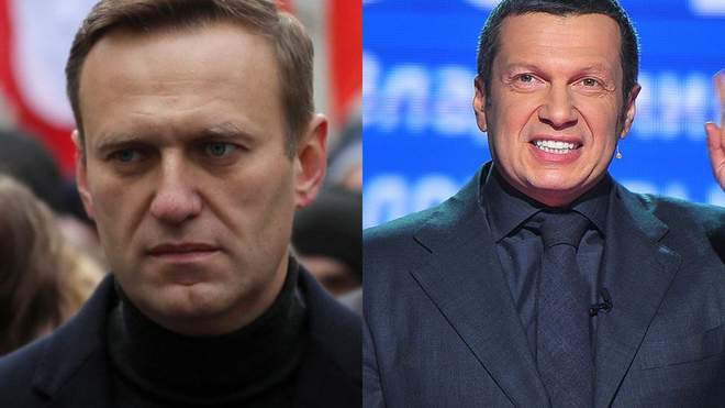 Пропагандист Соловьев сравнил Навального с Гитлером: за него "взялась" полиция ВИДЕО