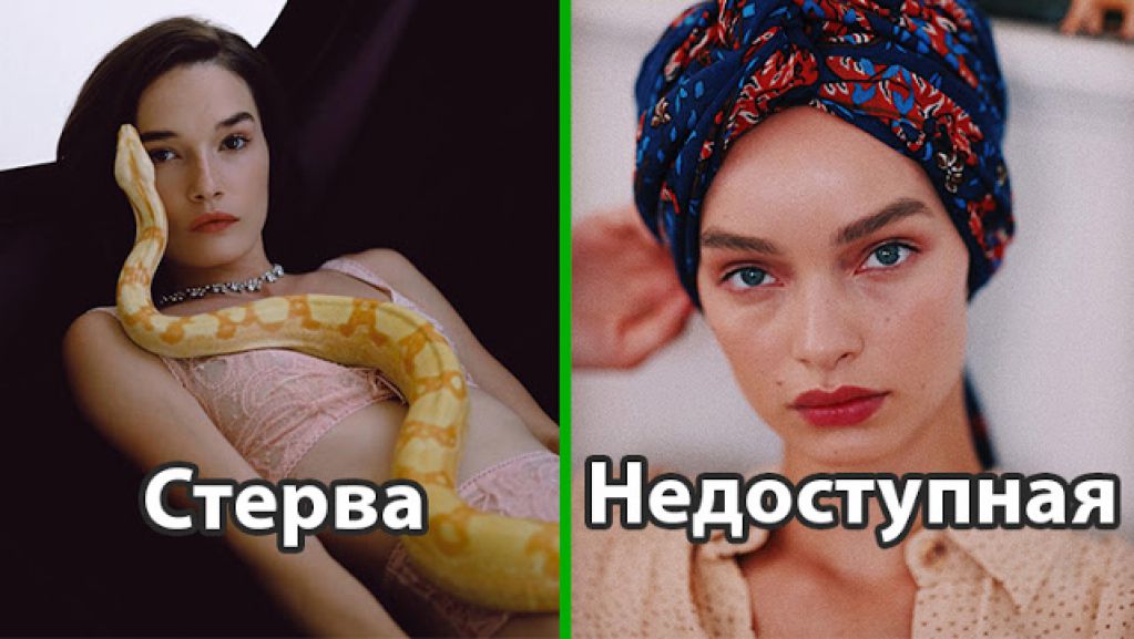 Мужчины всех женщин делят на эти четыре типа
