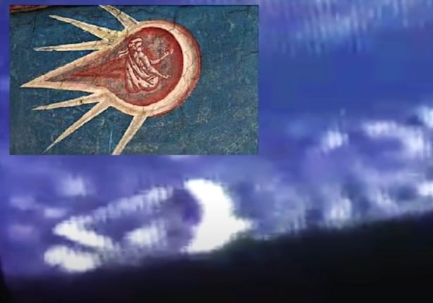 Над МКС промчался НЛО, похожий на объект из библейской картины. ВИДЕО