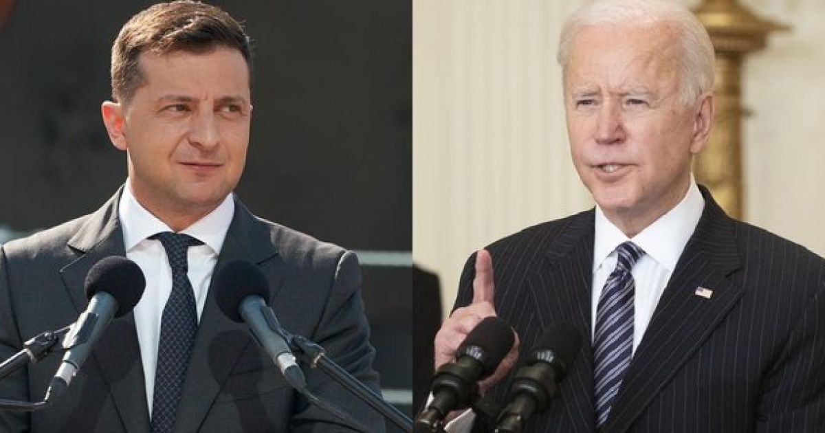 Джо Байден и Владимир Зеленский
