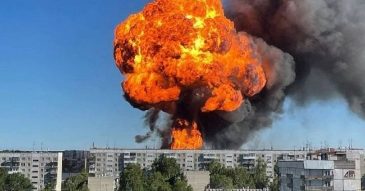 Взрыв на АЗС