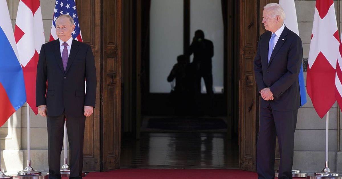 Путин и Байден в Женеве
