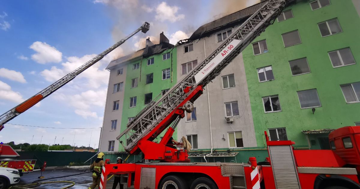 Взрыв в доме под Киевом