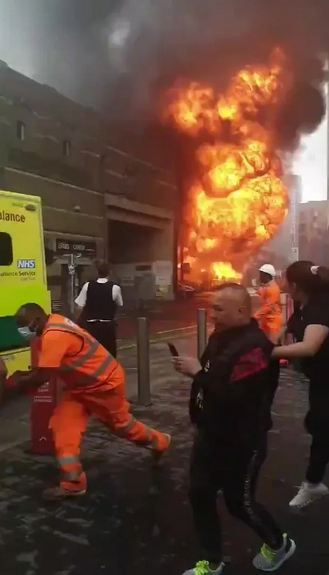 Взрыв в метро Лондона