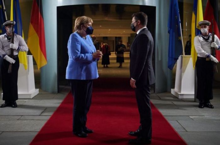 Меркель и Зеленский